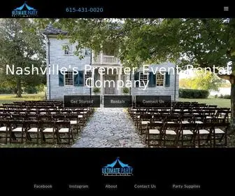 Ultimatepartytents.com(Tent & Event Rentals in Nashville TN) Screenshot