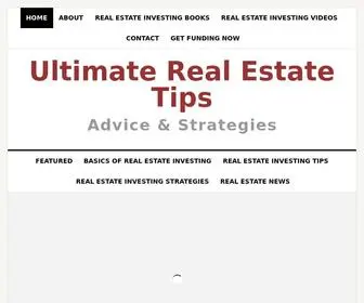 Ultimaterealestatetips.com(Advice & Strategies) Screenshot