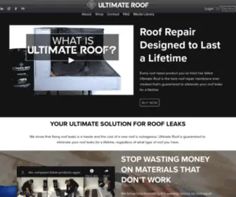 Ultimateroof.com(Fixing roof leaks) Screenshot