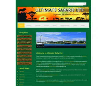 Ultimatesafarisltd.com(ultimatesafarisltd) Screenshot