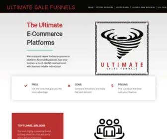 Ultimatesalesfunnel.net(Review home) Screenshot