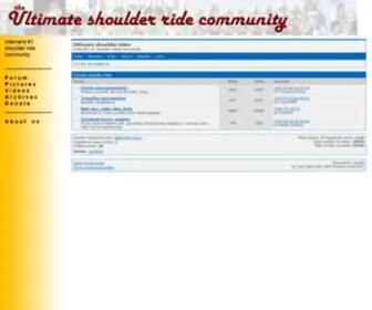 Ultimateshoulderrides.com(Ultimateshoulderrides) Screenshot