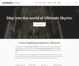 Ultimateskyrim.com(Wildlander) Screenshot