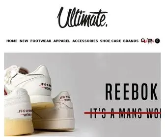 Ultimatesneakerstore.be(Sneakers & Streetwear) Screenshot