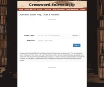 Ultimatesuccesspuzzle.com(Crossword solver help) Screenshot