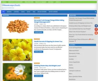 Ultimatesuperfoods.org(Superfood & Health News) Screenshot
