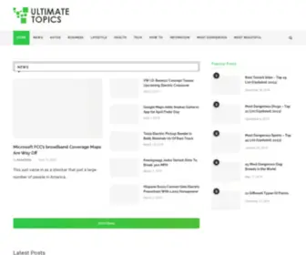 Ultimatetopics.com(Ultimate Topics) Screenshot