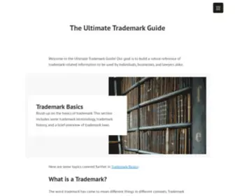 Ultimatetrademarkguide.com(The Ultimate Trademark Guide) Screenshot