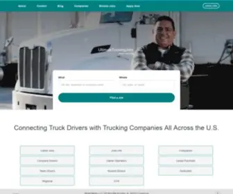 Ultimatetruckingjobs.com(Find Truck Driving Jobs with Ultimate Trucking Jobs. Ultimate Trucking Jobs) Screenshot