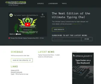 Ultimatetypingchampionship.com(The Ultimate Typing Championship) Screenshot