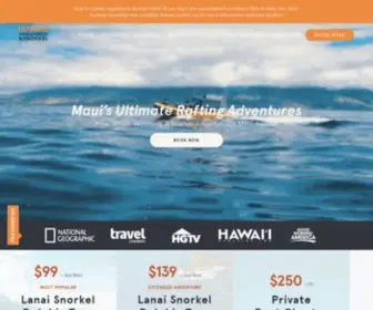 Ultimatewhalewatch.com(Maui Whale Watching Tours and Snorkeling) Screenshot