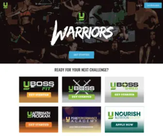 Ultimateyoutransformation.com(Ultimate You Warriors) Screenshot