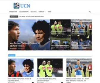 Ultimecalcionapoli.it(Homepage) Screenshot