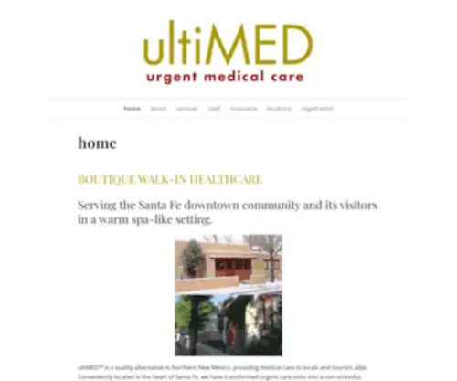 Ultimed.com(Urgent medical care) Screenshot