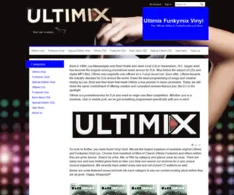 Ultimixvinyl.com(Ultimix Vinyl The Official Ultimix & Funkymix LP Record Store) Screenshot