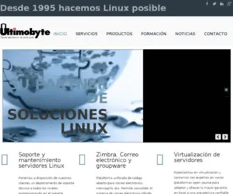 Ultimobyte.es(Linux valencia) Screenshot