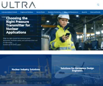 Ultra-NCS.com(Safety solutions for mission critical industrial applications) Screenshot