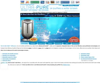 Ultra-Pureair.com(Ultra-Pure Air Purifiers) Screenshot