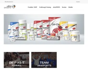 Ultra-Sports.de(Startseite) Screenshot