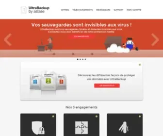 Ultrabackup.com(Sauvegarder les données de mon entreprise) Screenshot