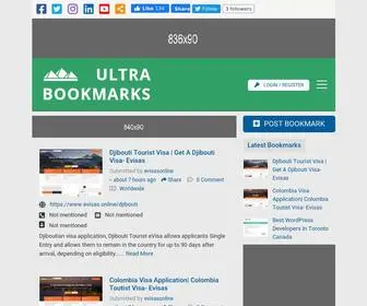 Ultrabookmarks.com(Share Your Web Pages) Screenshot