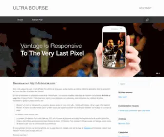 Ultrabourse.com(Just another WordPress site) Screenshot