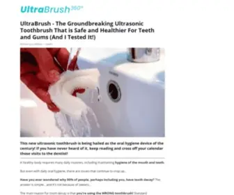 Ultrabrush360.co(See relevant content for) Screenshot