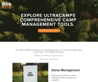 Ultracamp.com(Summer Camp Management Software) Screenshot