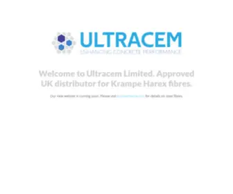 Ultracem.com(Enhancing Concrete Performance) Screenshot