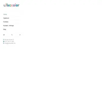Ultracolor.de(Werbeagentur Berlin) Screenshot