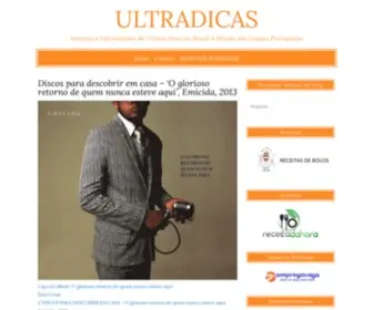 Ultradicas.com.br(Notícias e Informações de Última Hora do Brasil e Mundo em Língua Portuguesa) Screenshot