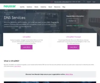 Ultradns.neustar(UltraDNS delivers a wide range of DNS Services) Screenshot