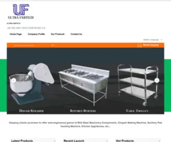 Ultrafabtech.in(ULTRA FABTECH) Screenshot