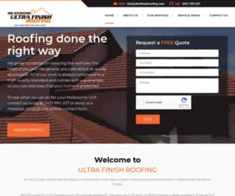 Ultrafinishroofing.com.au(#1 Roofing Company) Screenshot