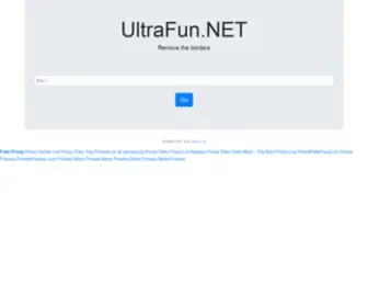 Ultrafun.net(Unblock Websites Online) Screenshot