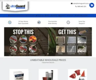 Ultraguard.com.au(Ultraguard Gutter Protection) Screenshot