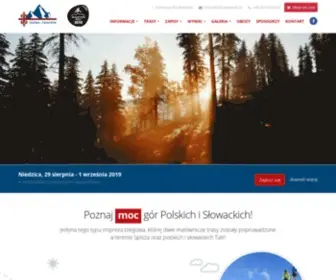 Ultrajanosik.pl(Bieg ultramaraton na terenie Tatr polskich i słowackich. Ultra Janosik) Screenshot