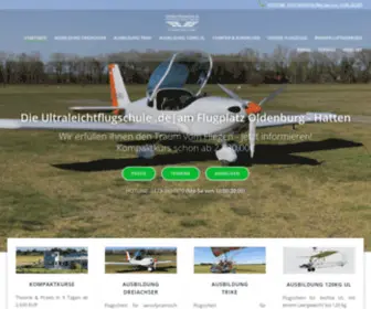Ultraleichtflugschule.de(Kompaktkurse ab 2.630 EUR) Screenshot
