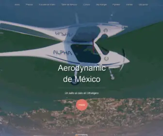 Ultraligeros-Mexico.com(Saltar al cielo en ultraligero en Teques) Screenshot