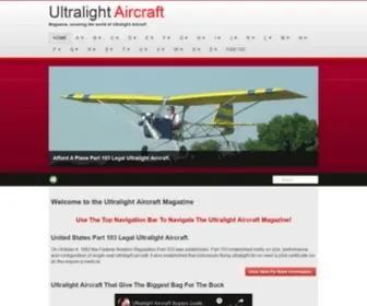 Ultralightaircraftmagazine.com(Ultralight Aircraft Magazine) Screenshot