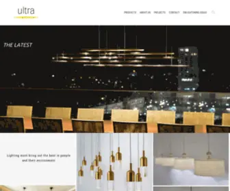 Ultralightingdesign.com(Ultra Lighting) Screenshot