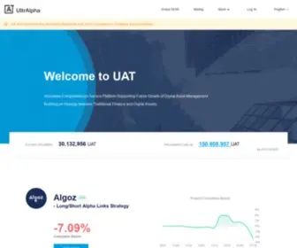 Ultralpha.io(以太坊) Screenshot