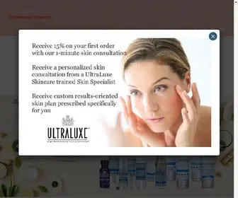 Ultraluxeskincare.com(UltraLuxe Skincare) Screenshot