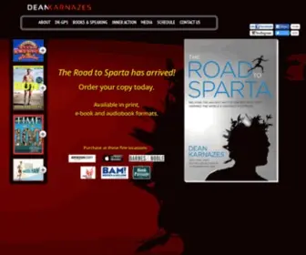 Ultramarathonman.com(Dean Karnazes) Screenshot