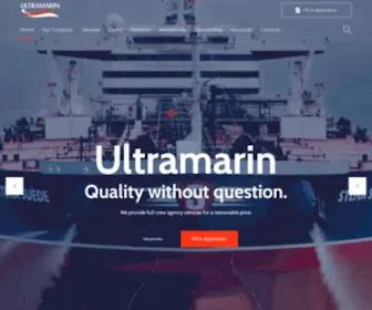 Ultramarin.lv(Crewing agency in Riga) Screenshot