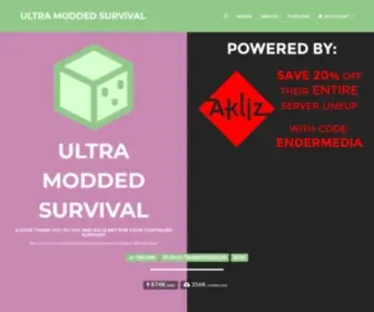 Ultramodded.us(Ultra Modded Survival) Screenshot