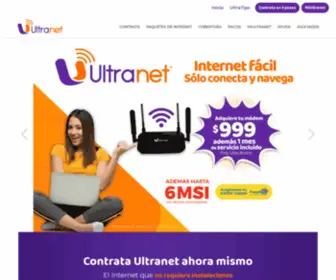 Ultranet.com.mx(Sin instalaciones) Screenshot