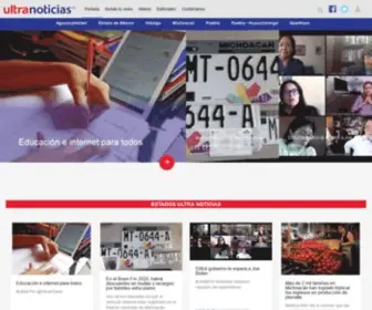 Ultranoticias.com.mx(Ultra Noticias) Screenshot