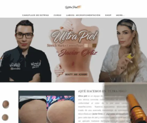 Ultrapielacademy.com(Ultra Piel) Screenshot