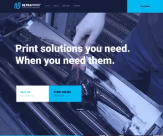 Ultraprint.com.au(Printing) Screenshot